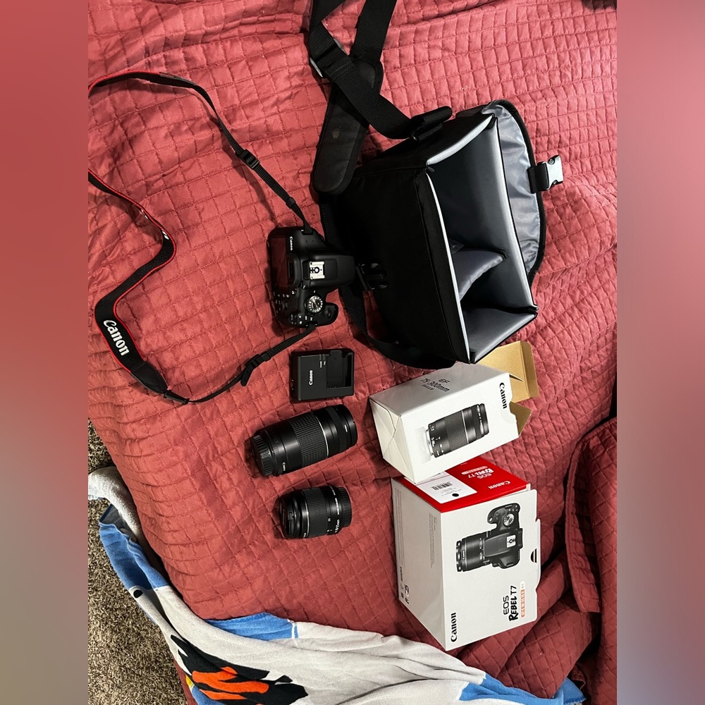 Canon EOS rebel T7 digital SLR camera Premium Kit